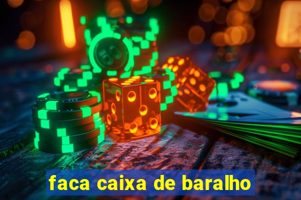 faca caixa de baralho